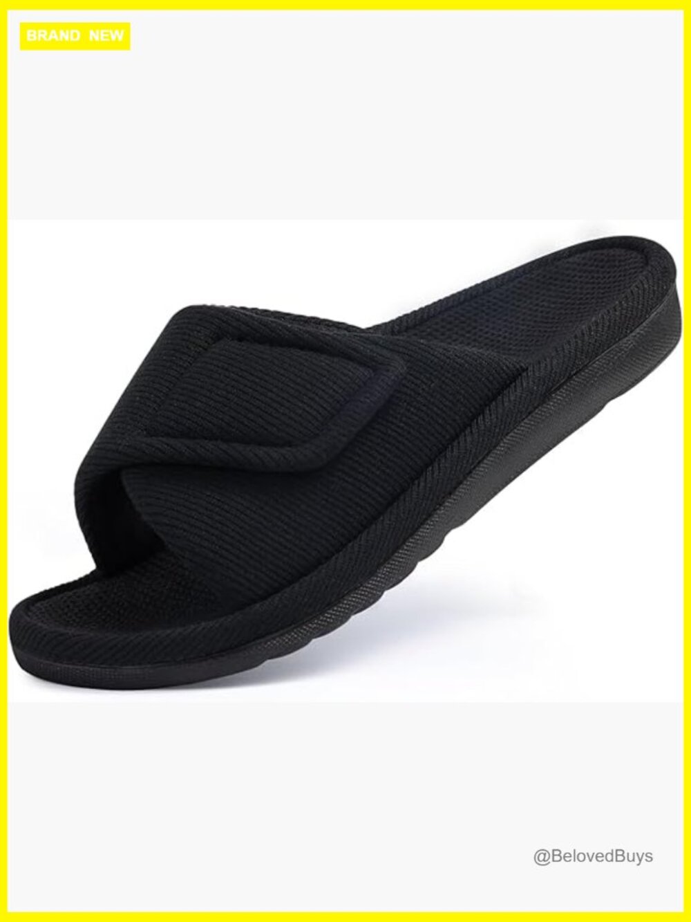 Women's Arch Support Slippers Open Toe Breathable Cotton Indoor Outdoor